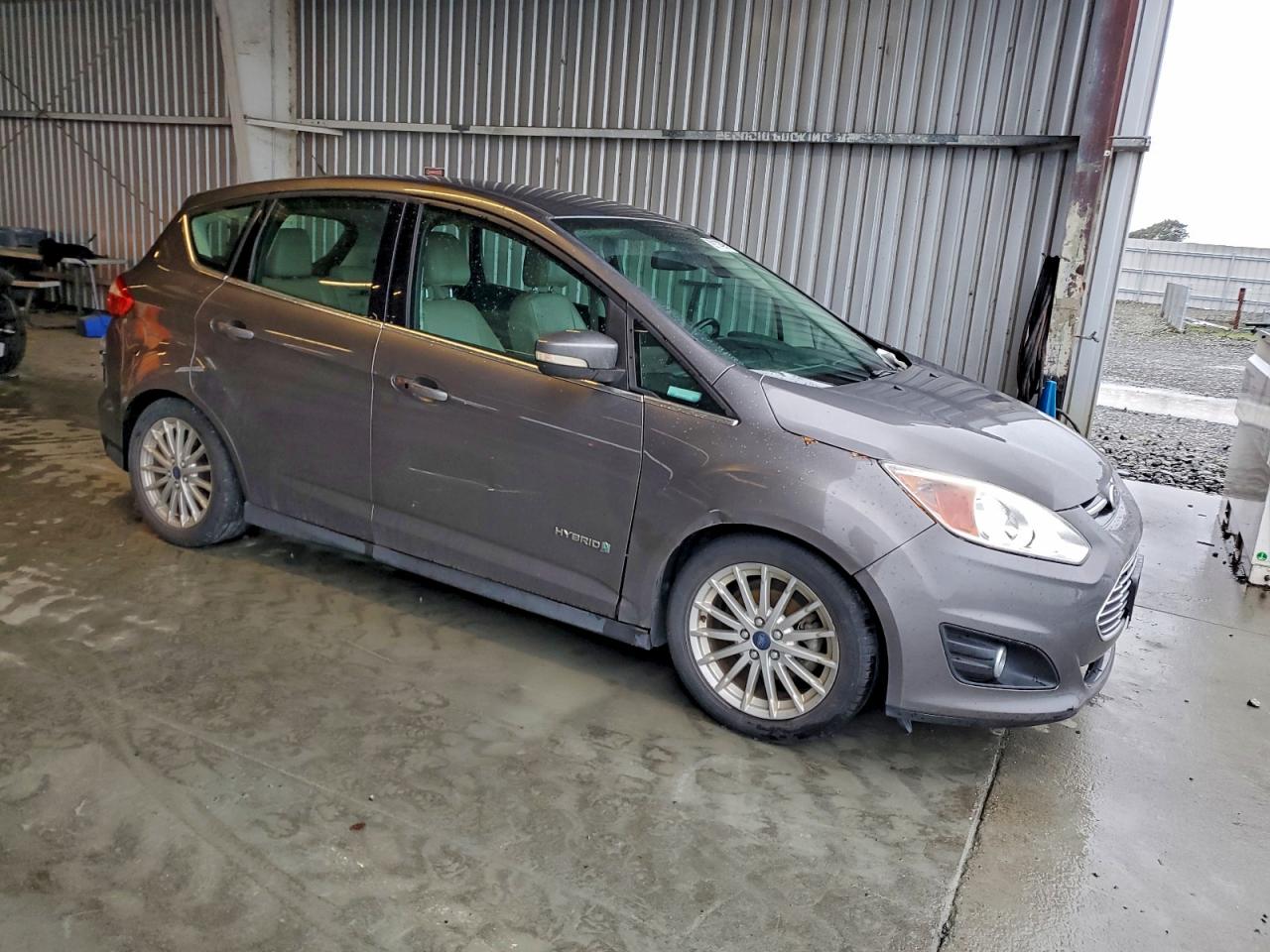 2013 Ford C-max Sel Gray vin: 1FADP5BU7DL548825