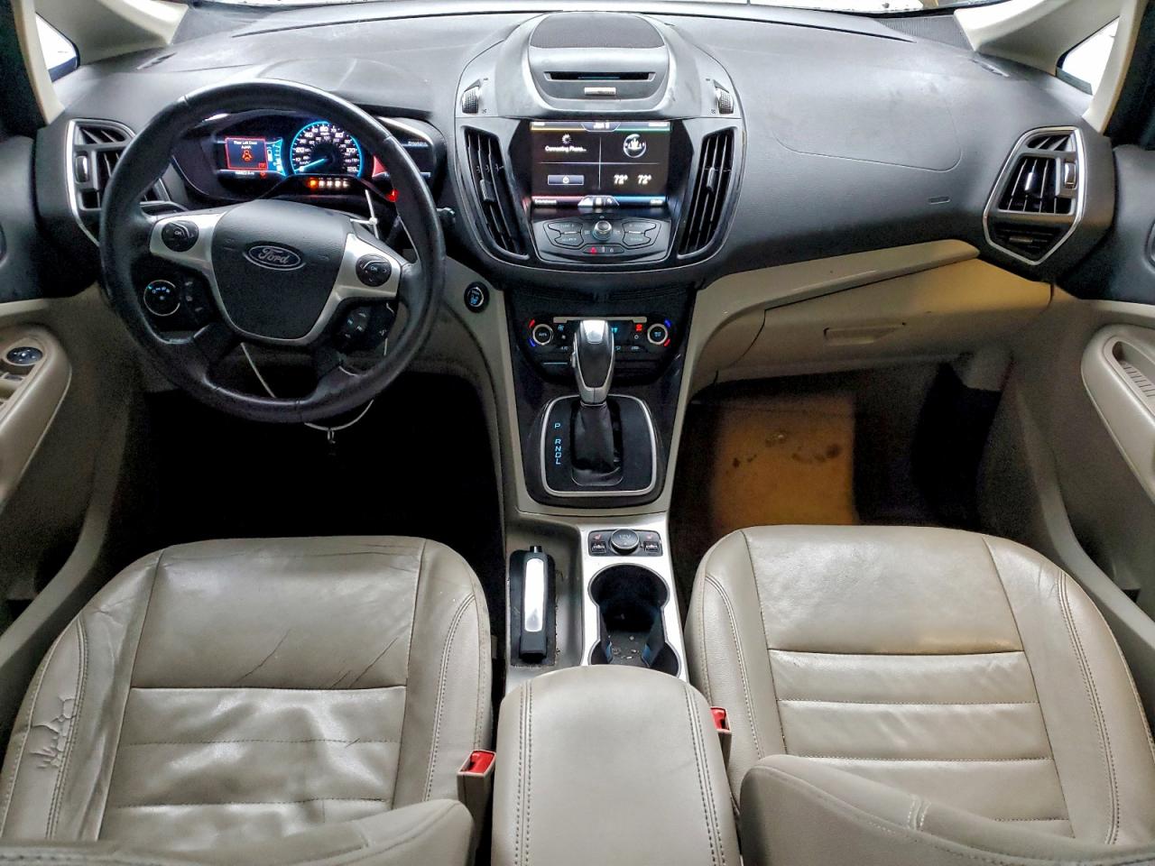 2013 Ford C-max Sel Gray vin: 1FADP5BU7DL548825