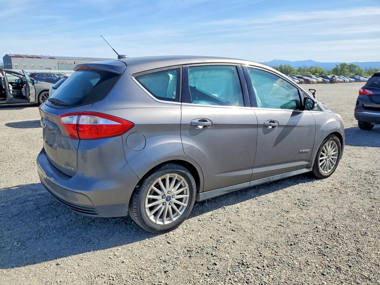 2013 Ford C-max Sel Gray vin: 1FADP5BU7DL549375