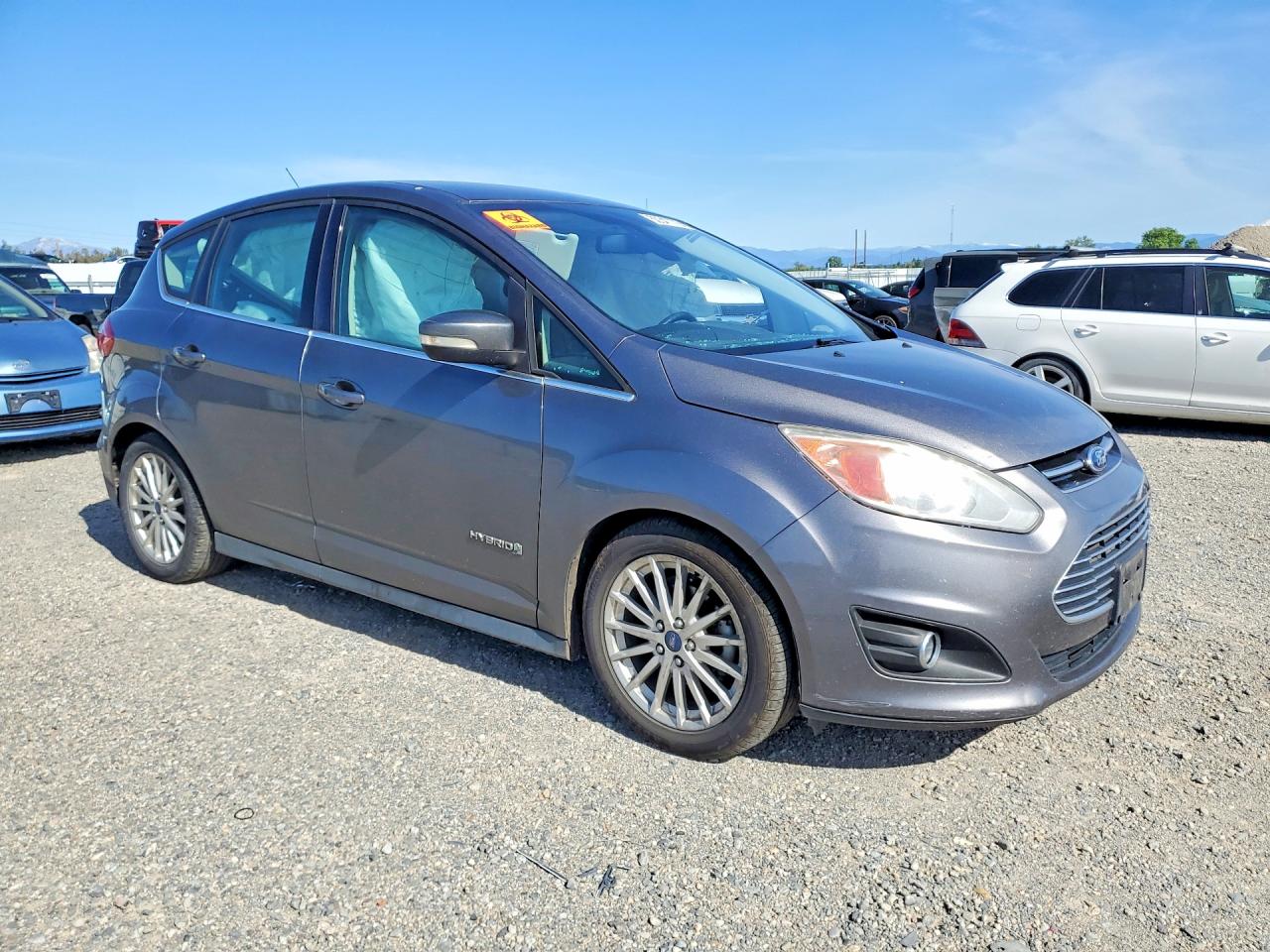 2013 Ford C-max Sel Gray vin: 1FADP5BU7DL549375