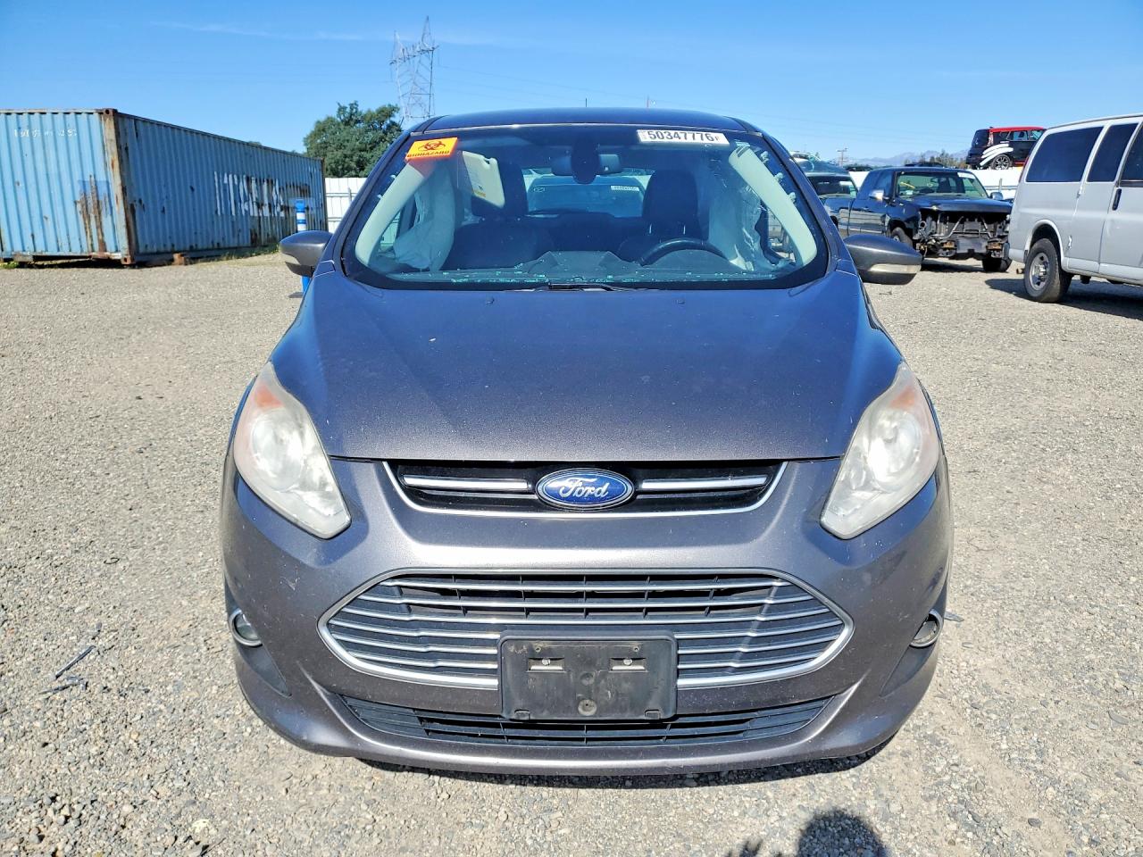 2013 Ford C-max Sel Gray vin: 1FADP5BU7DL549375