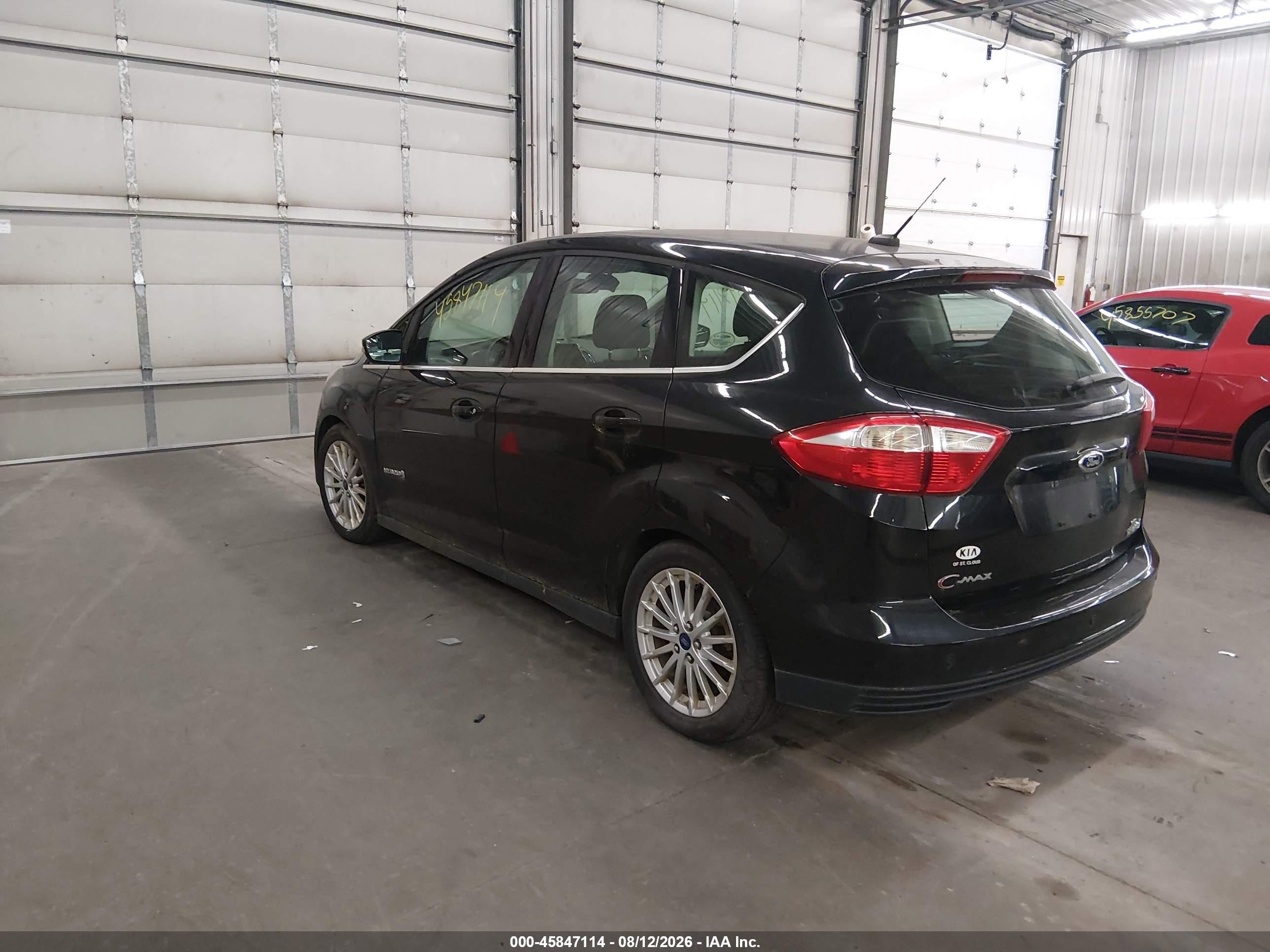 2013 Ford C-max Hybrid Sel Black vin: 1FADP5BU7DL552387