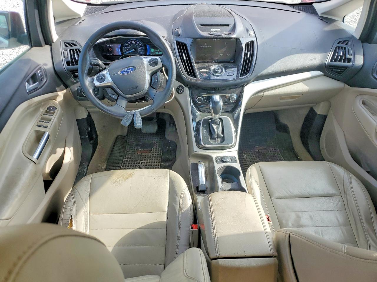 2014 Ford C-max Sel Red vin: 1FADP5BU7EL515406