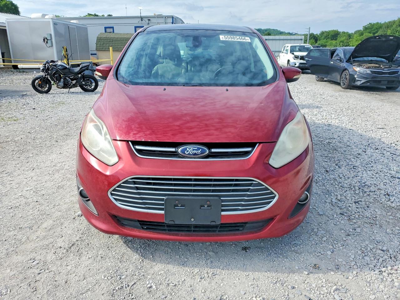 2014 Ford C-max Sel Red vin: 1FADP5BU7EL515406