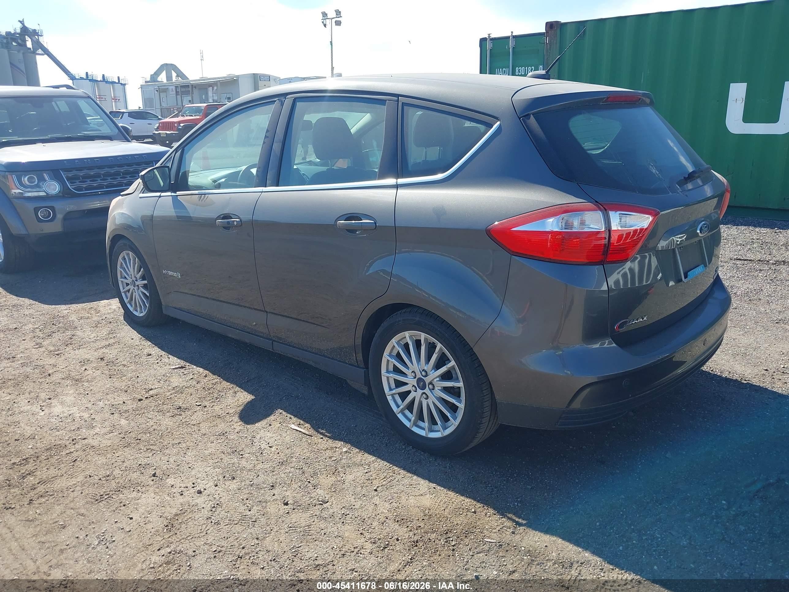2015 Ford C-max Hybrid Sel Gray vin: 1FADP5BU7FL110860
