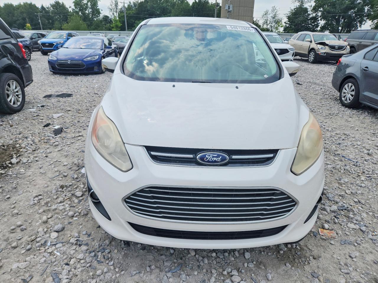 2013 Ford C-max Sel White vin: 1FADP5BU8DL500167