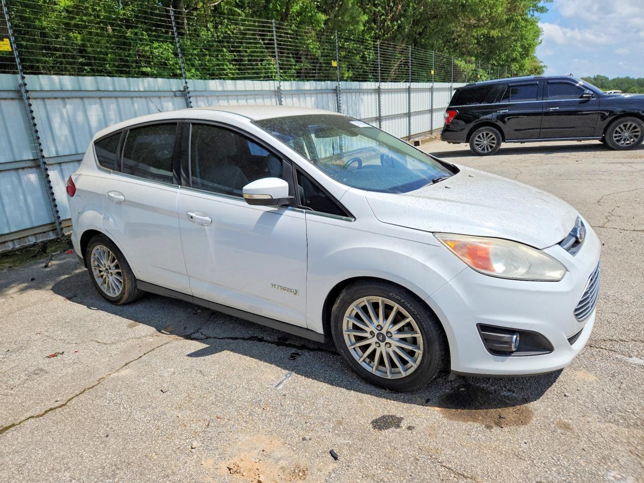 2013 Ford C-max Hyb Sw Sel White vin: 1FADP5BU8DL511444