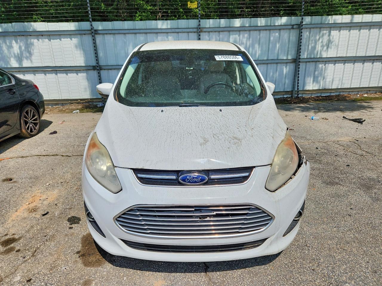 2013 Ford C-max Hyb Sw Sel White vin: 1FADP5BU8DL511444