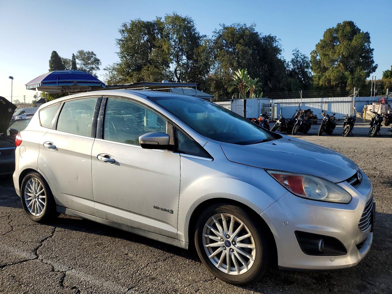 2013 Ford C-max Sel Silver vin: 1FADP5BU8DL534092