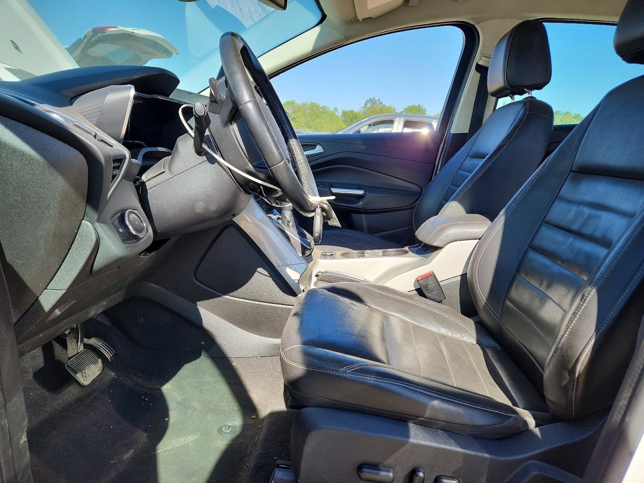 2013 Ford C-max Sel White vin: 1FADP5BU8DL551443