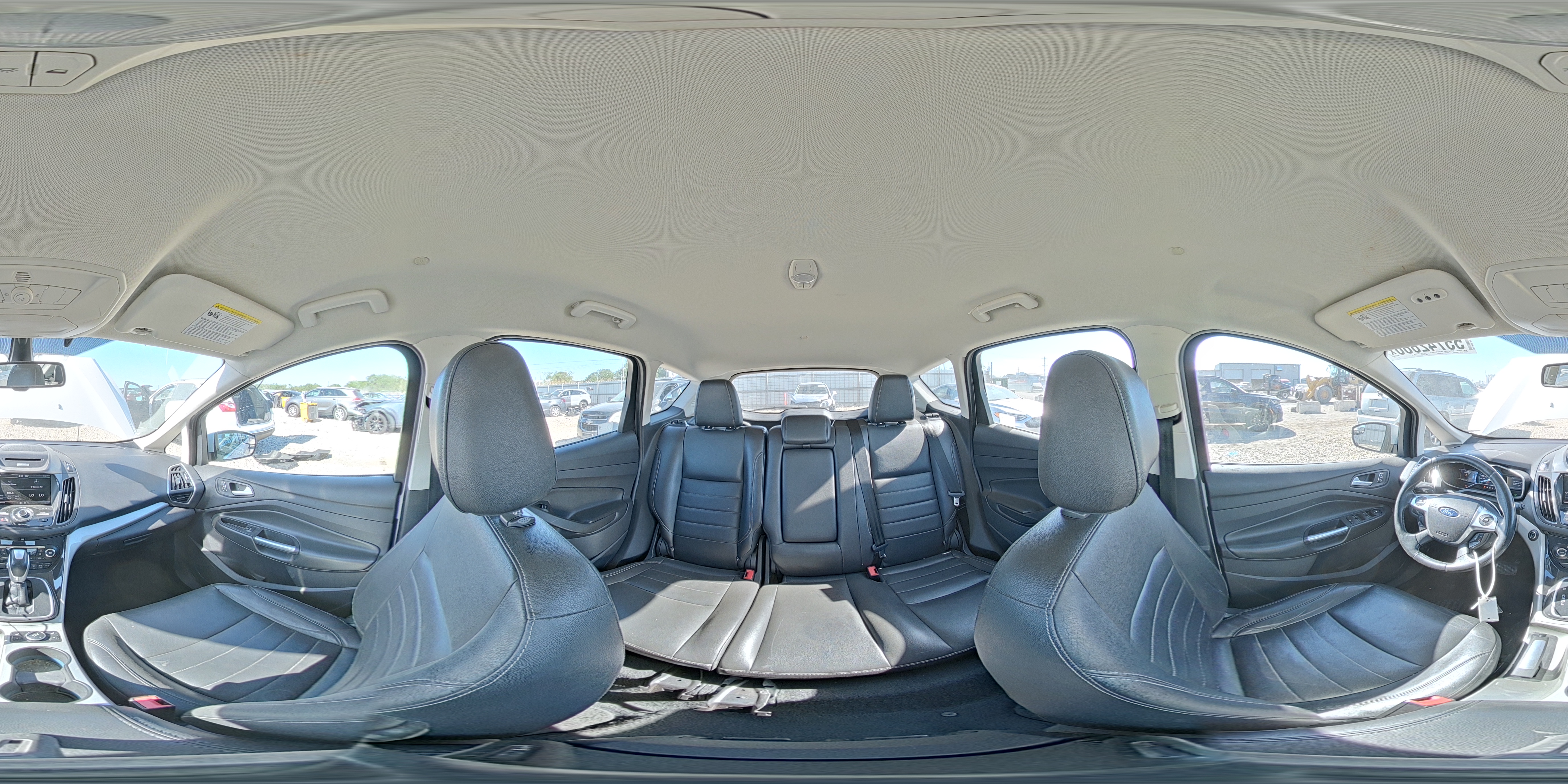 2013 Ford C-max Sel White vin: 1FADP5BU8DL551443