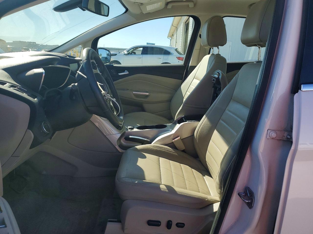 2014 Ford C-max Sel White vin: 1FADP5BU8EL503166