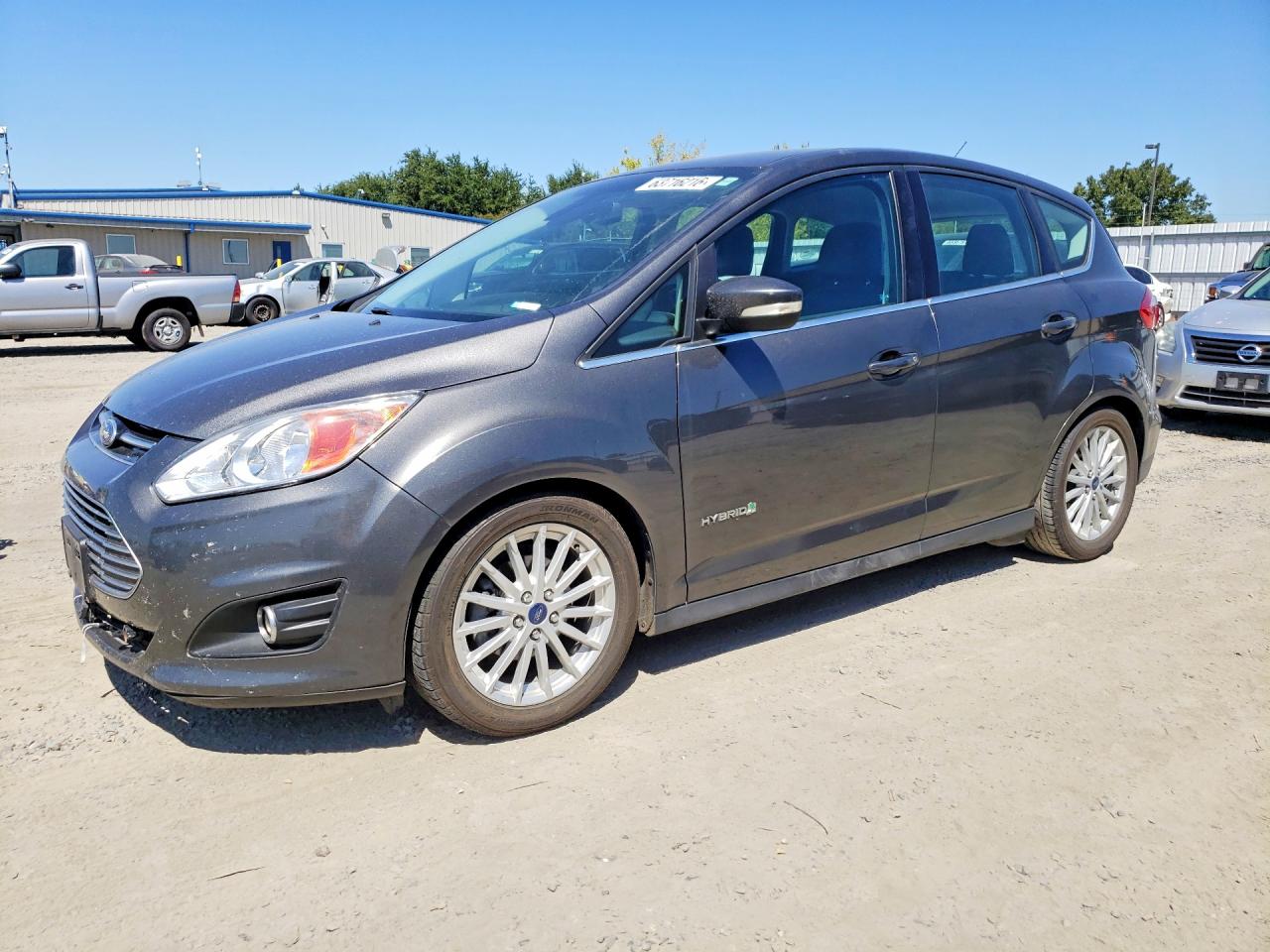 2015 Ford C-max Sel Gray vin: 1FADP5BU8FL106493