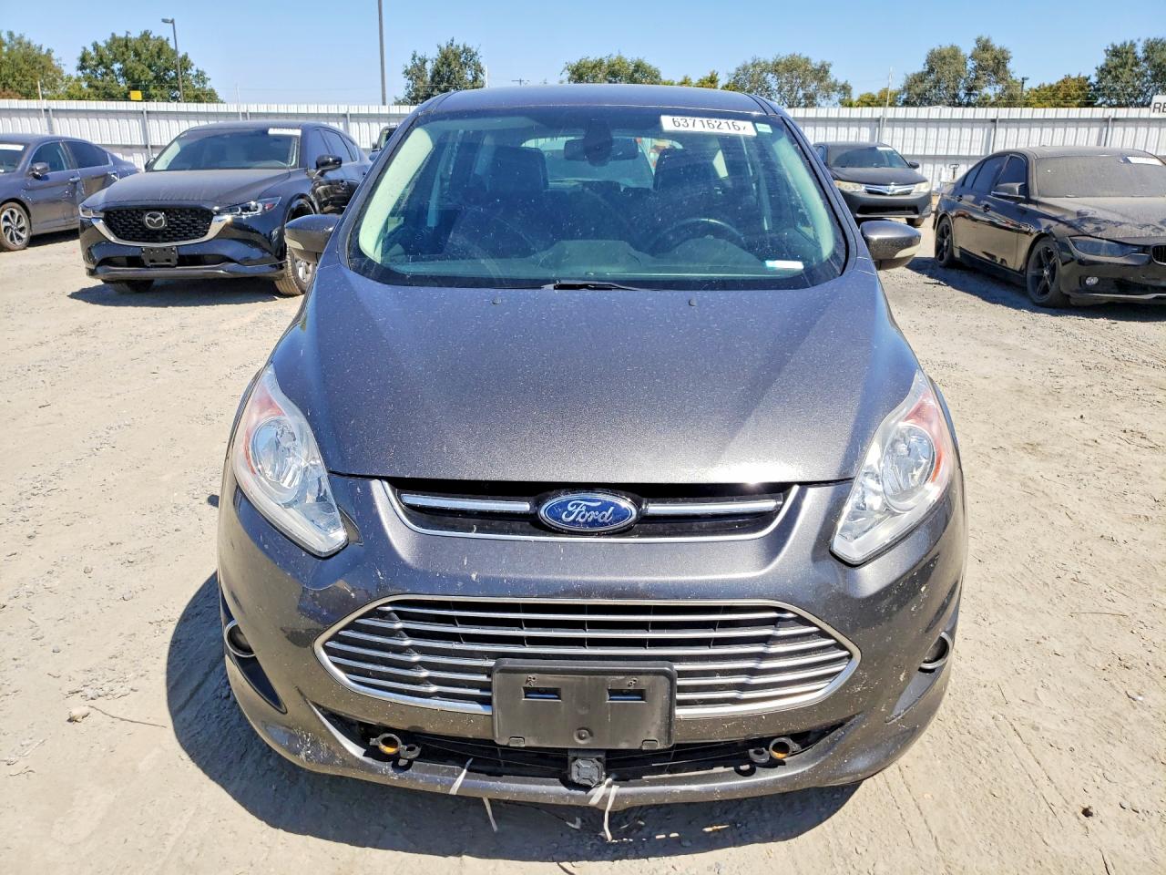 2015 Ford C-max Sel Gray vin: 1FADP5BU8FL106493