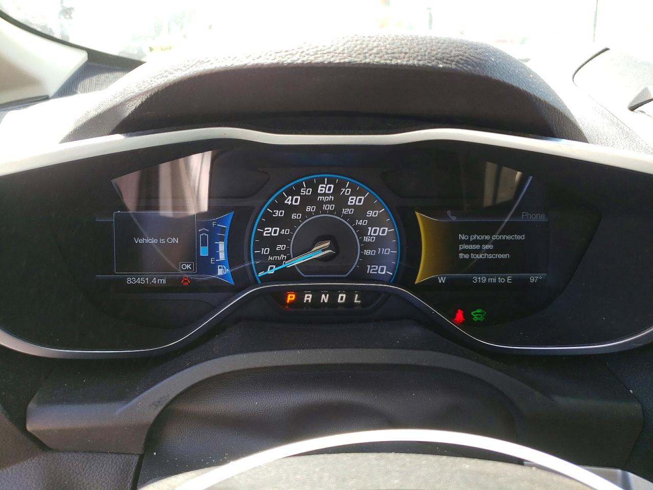 2015 Ford C-max Sel Gray vin: 1FADP5BU8FL106493