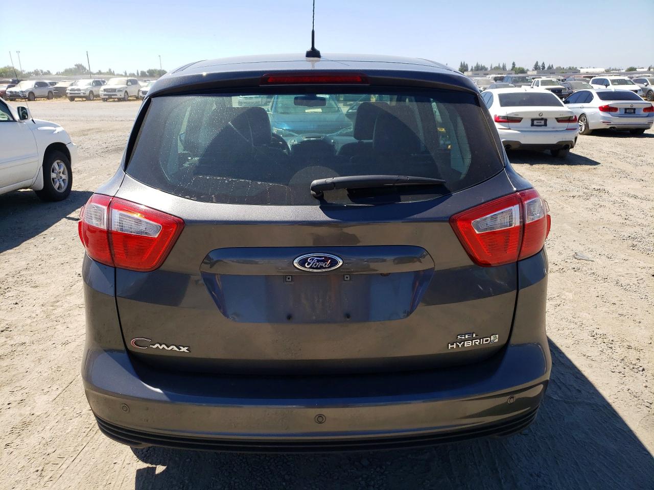 2015 Ford C-max Sel Gray vin: 1FADP5BU8FL106493