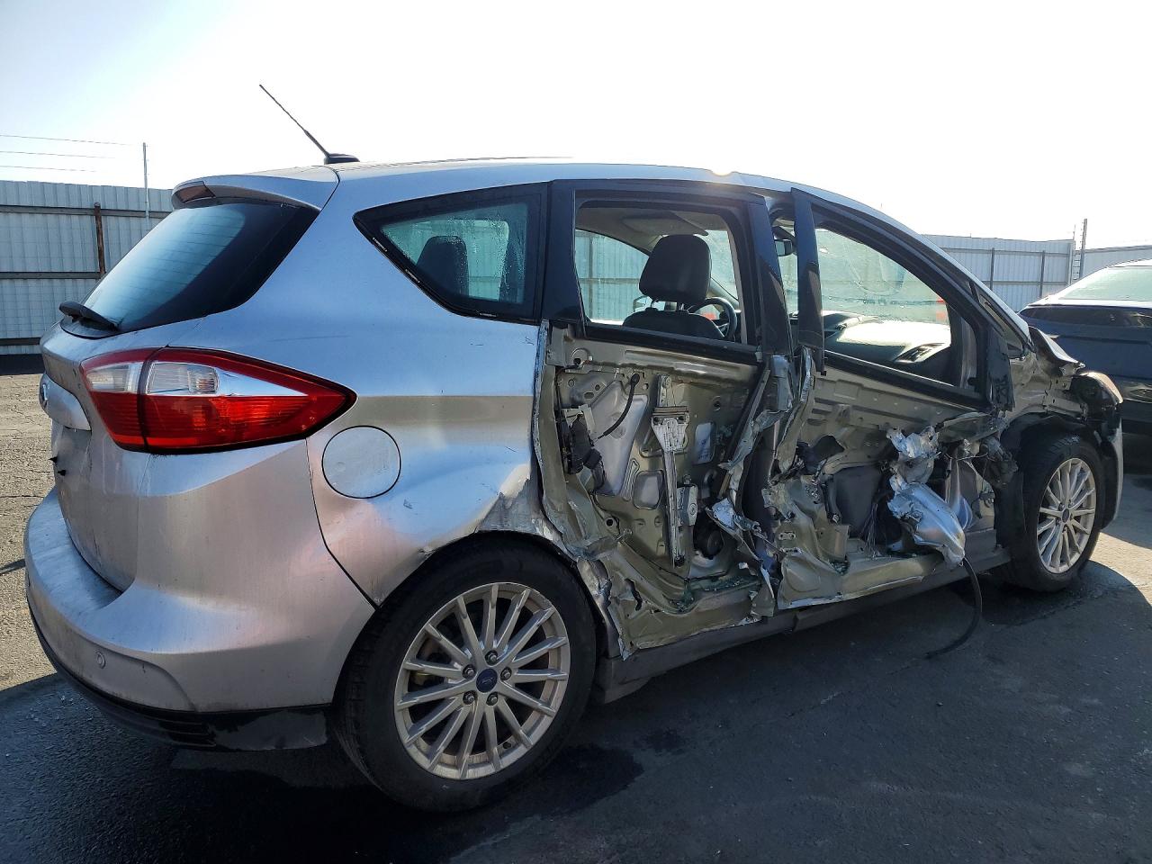 2015 Ford C-max Sel Silver vin: 1FADP5BU8FL112827