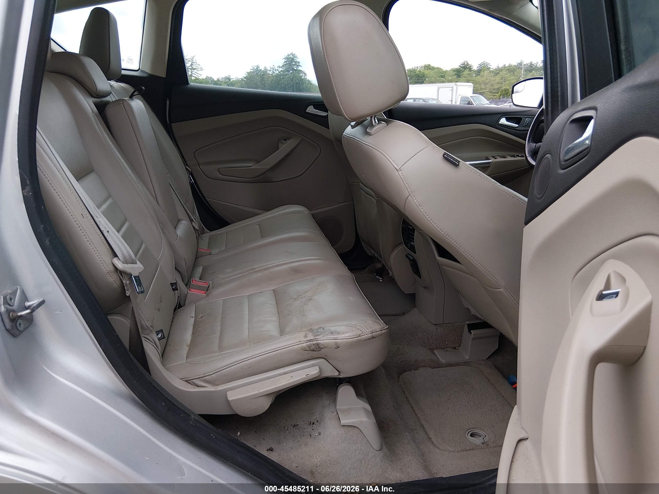2015 Ford C-max Hybrid Sel Silver vin: 1FADP5BU8FL113007