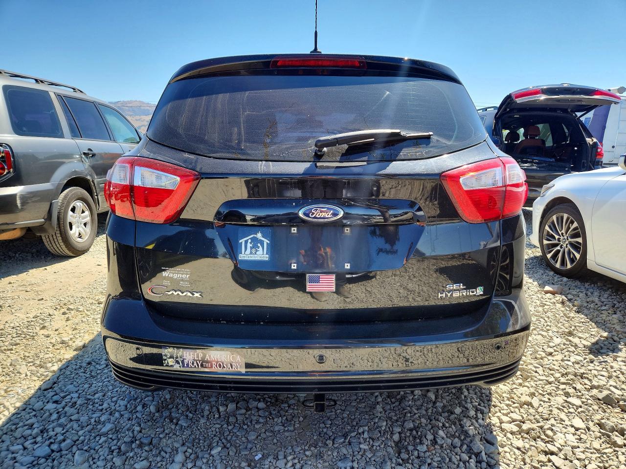 2013 Ford C-max Sel Black vin: 1FADP5BU9DL513302