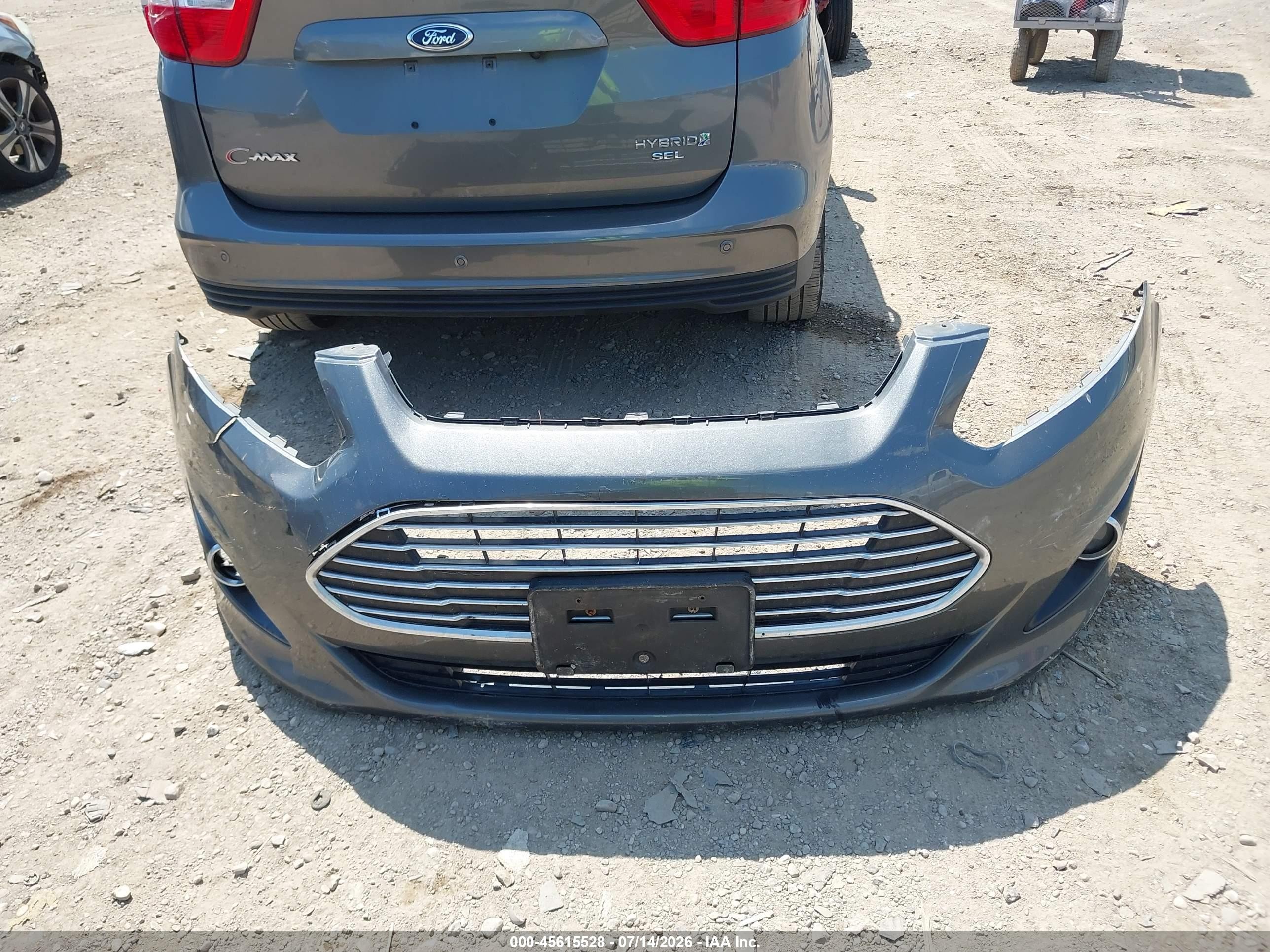 2013 Ford C-max Hybrid Sel Gray vin: 1FADP5BU9DL538684