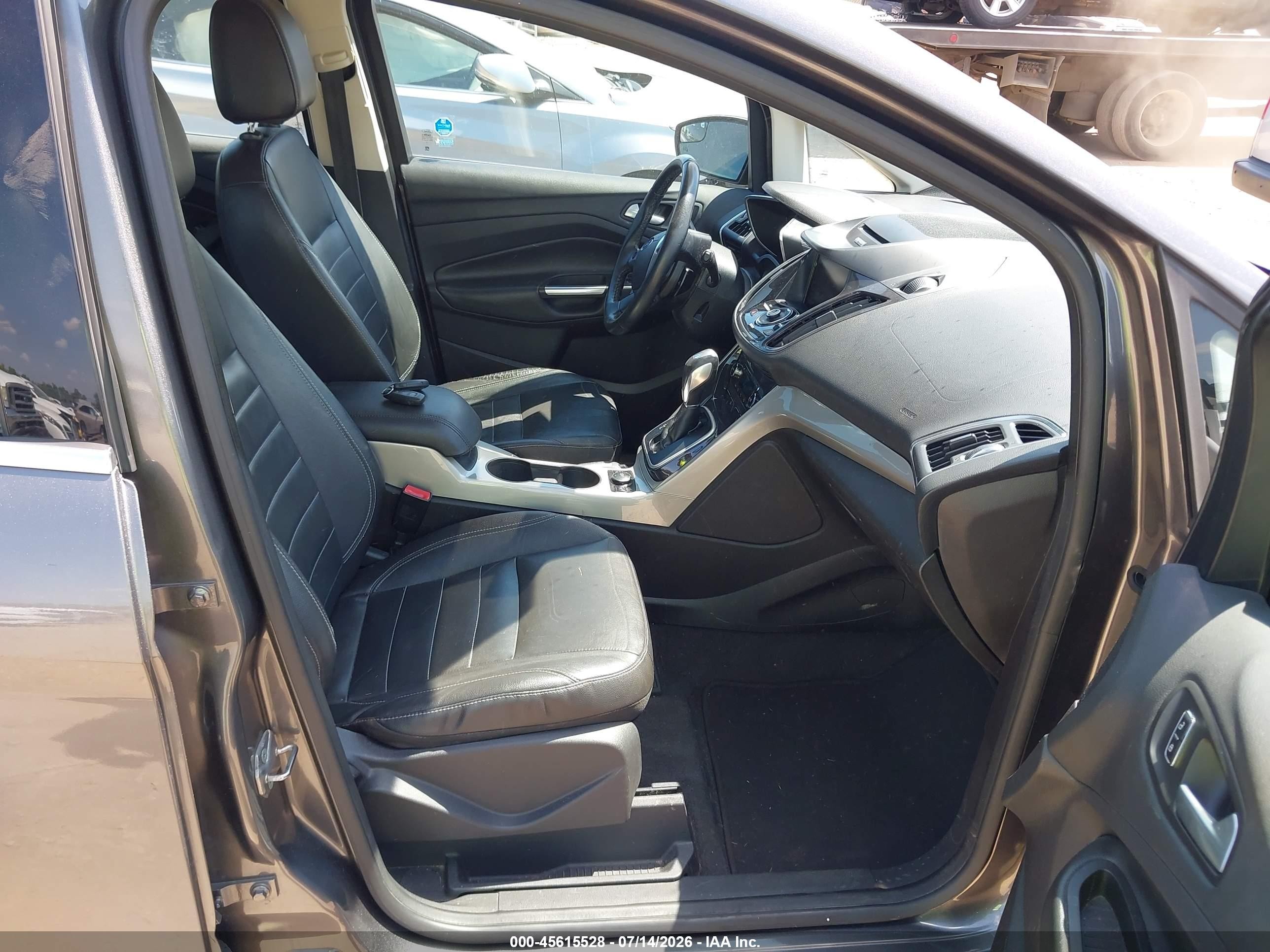 2013 Ford C-max Hybrid Sel Gray vin: 1FADP5BU9DL538684