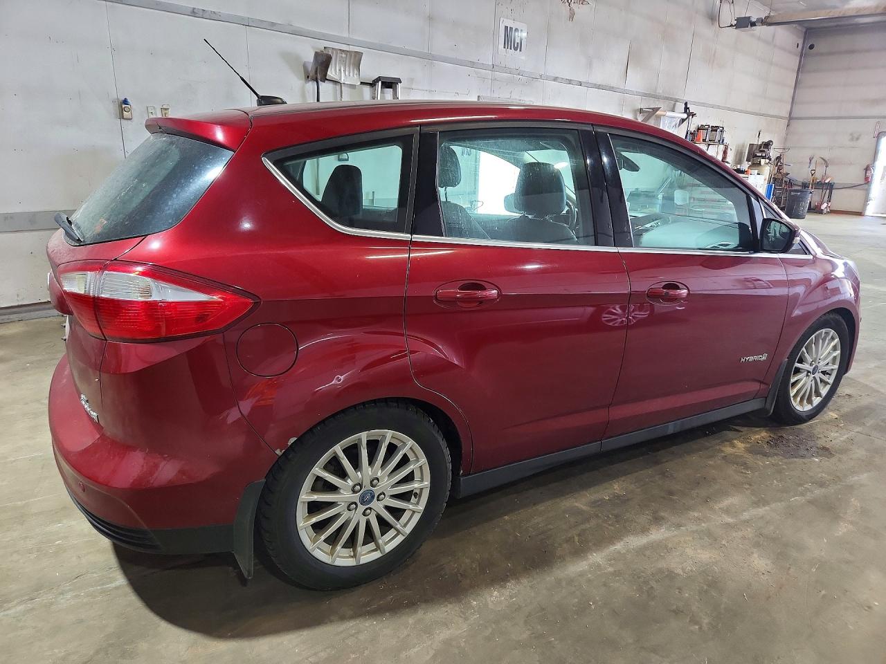 2013 Ford C-max Sel Red vin: 1FADP5BU9DL550799
