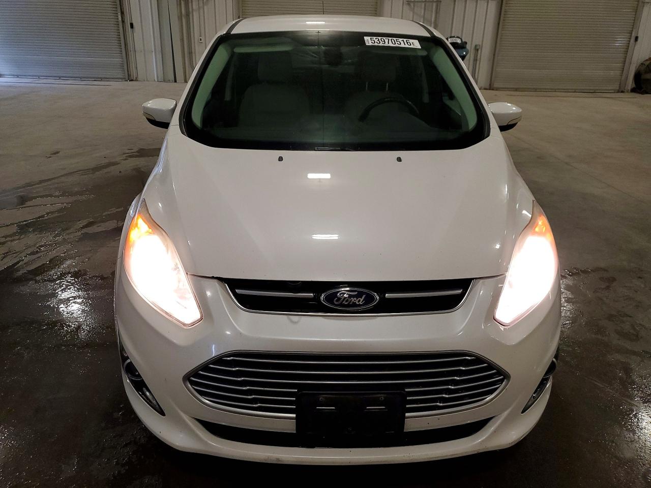 2014 Ford C-max Sel White vin: 1FADP5BU9EL507842