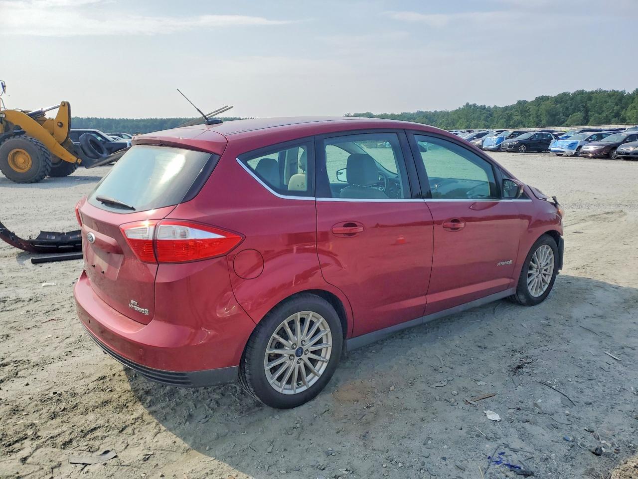 2015 Ford C-max Sel Red vin: 1FADP5BU9FL102615