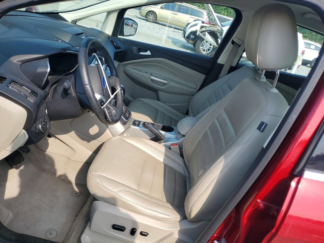 2015 Ford C-max Sel Red vin: 1FADP5BU9FL102615