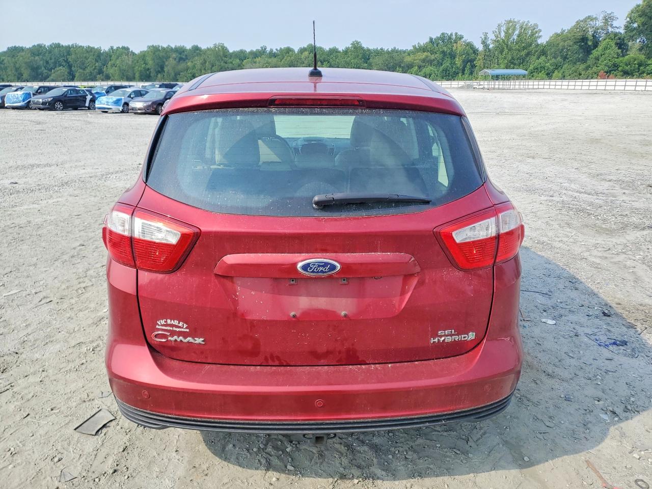 2015 Ford C-max Sel Red vin: 1FADP5BU9FL102615