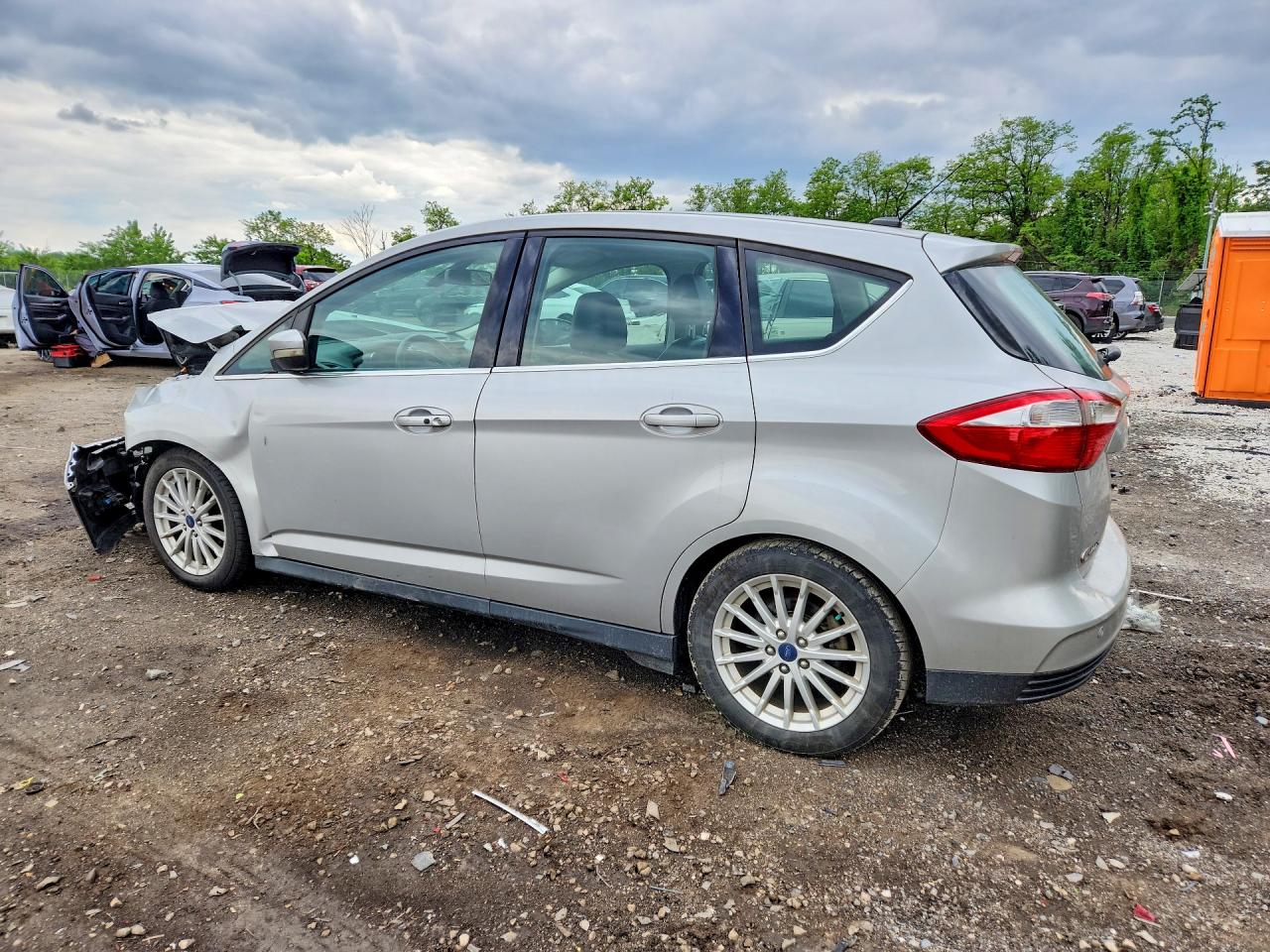 2015 Ford C-max Sel Silver vin: 1FADP5BU9FL103800