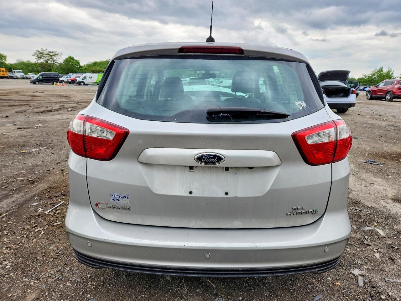 2015 Ford C-max Sel Silver vin: 1FADP5BU9FL103800