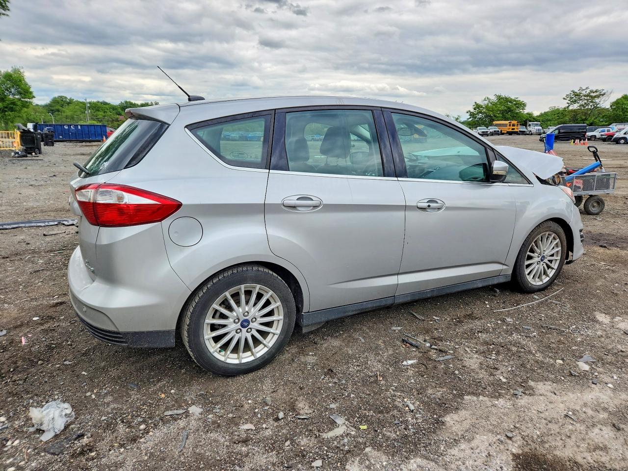 2015 Ford C-max Sel Silver vin: 1FADP5BU9FL103800