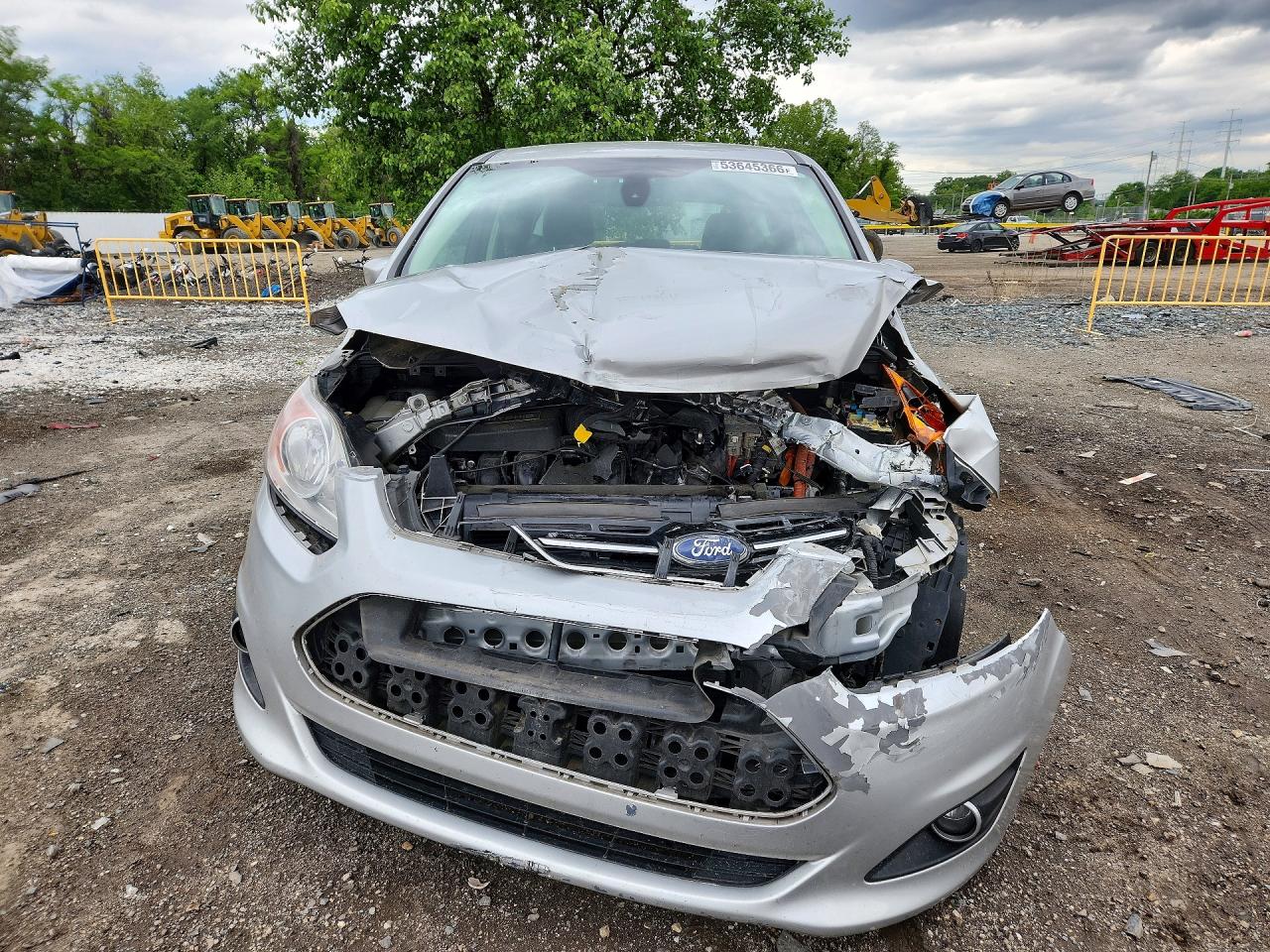 2015 Ford C-max Sel Silver vin: 1FADP5BU9FL103800