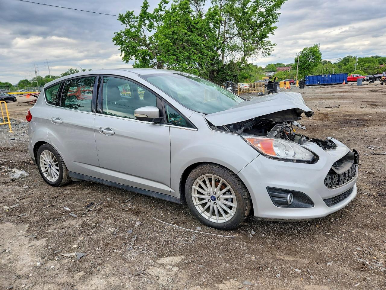 2015 Ford C-max Sel Silver vin: 1FADP5BU9FL103800
