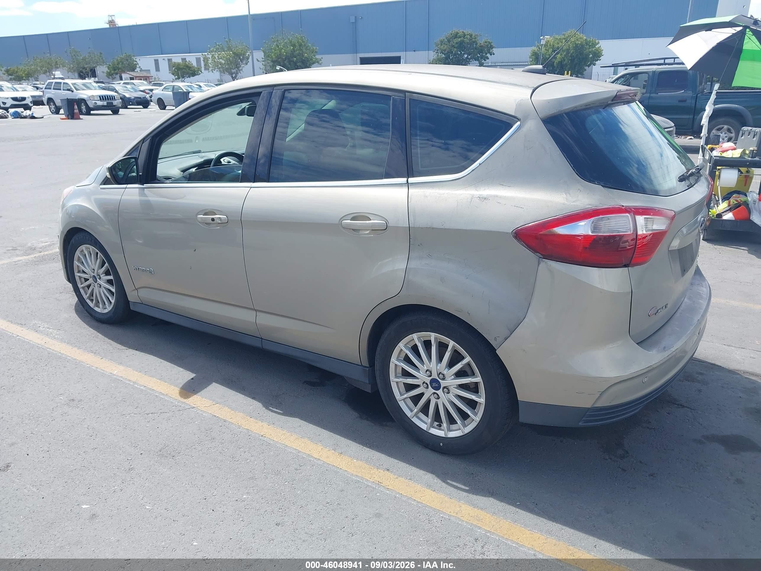 2015 Ford C-max Hybrid Sel Tan vin: 1FADP5BU9FL115378
