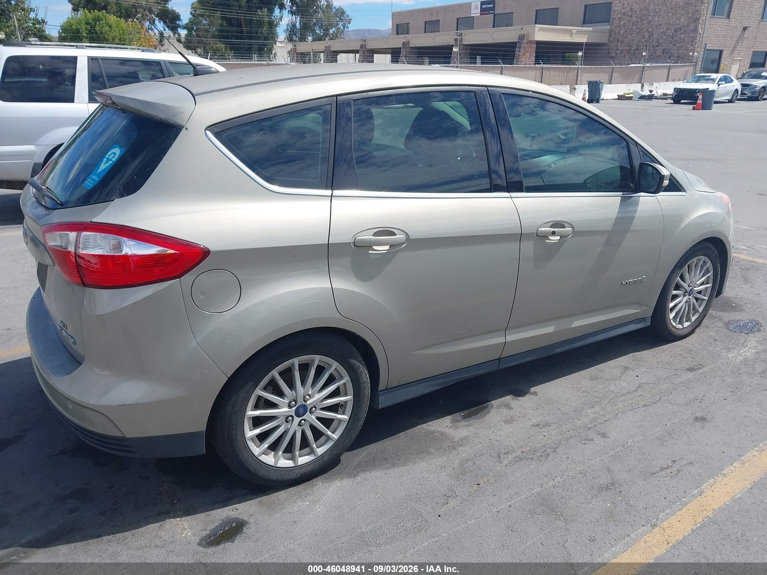 2015 Ford C-max Hybrid Sel Tan vin: 1FADP5BU9FL115378