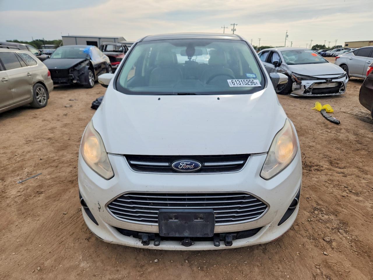 2015 Ford C-max Sel White vin: 1FADP5BU9FL117454