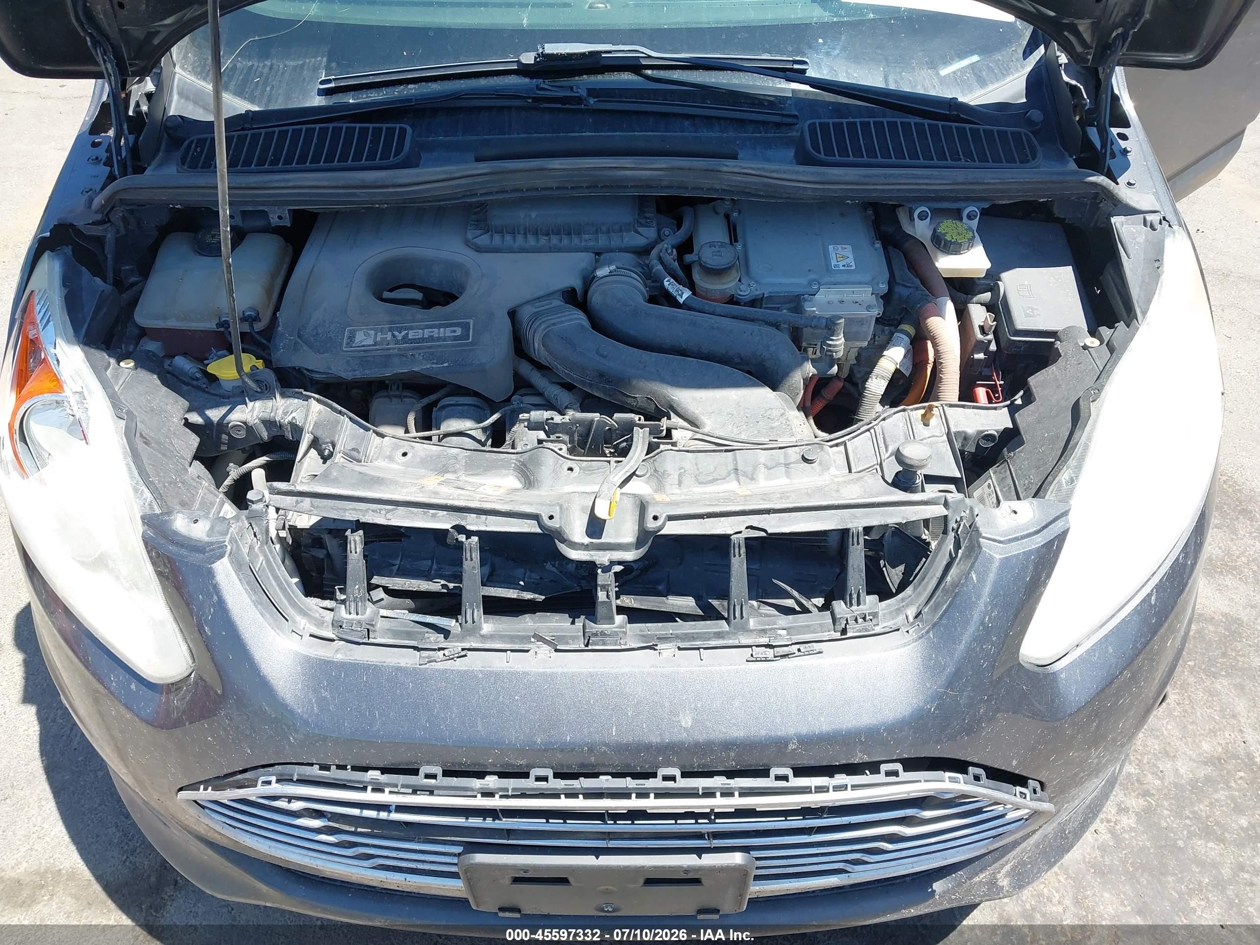 2015 Ford C-max Hybrid Sel Gray vin: 1FADP5BU9FL119981
