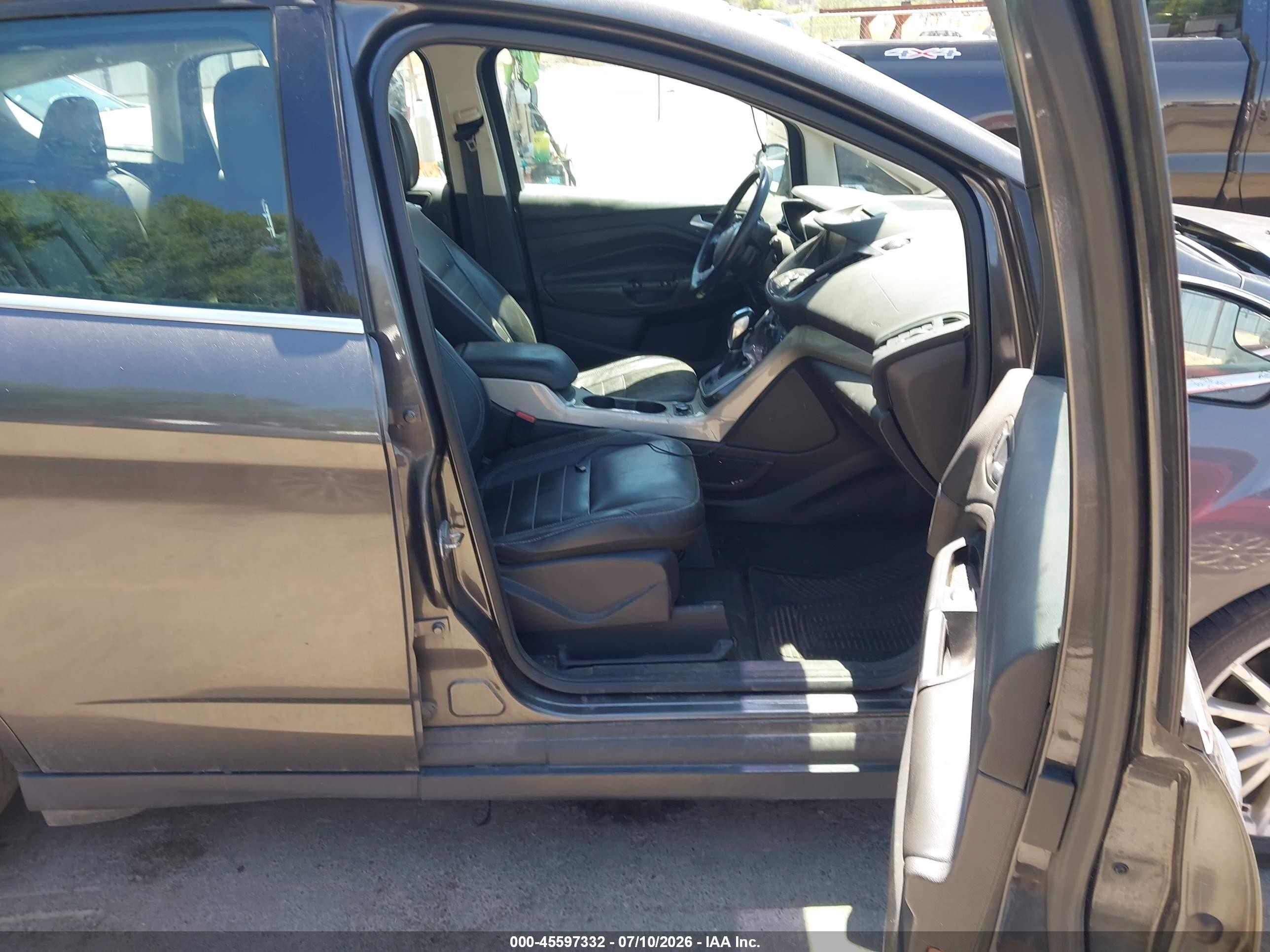 2015 Ford C-max Hybrid Sel Gray vin: 1FADP5BU9FL119981