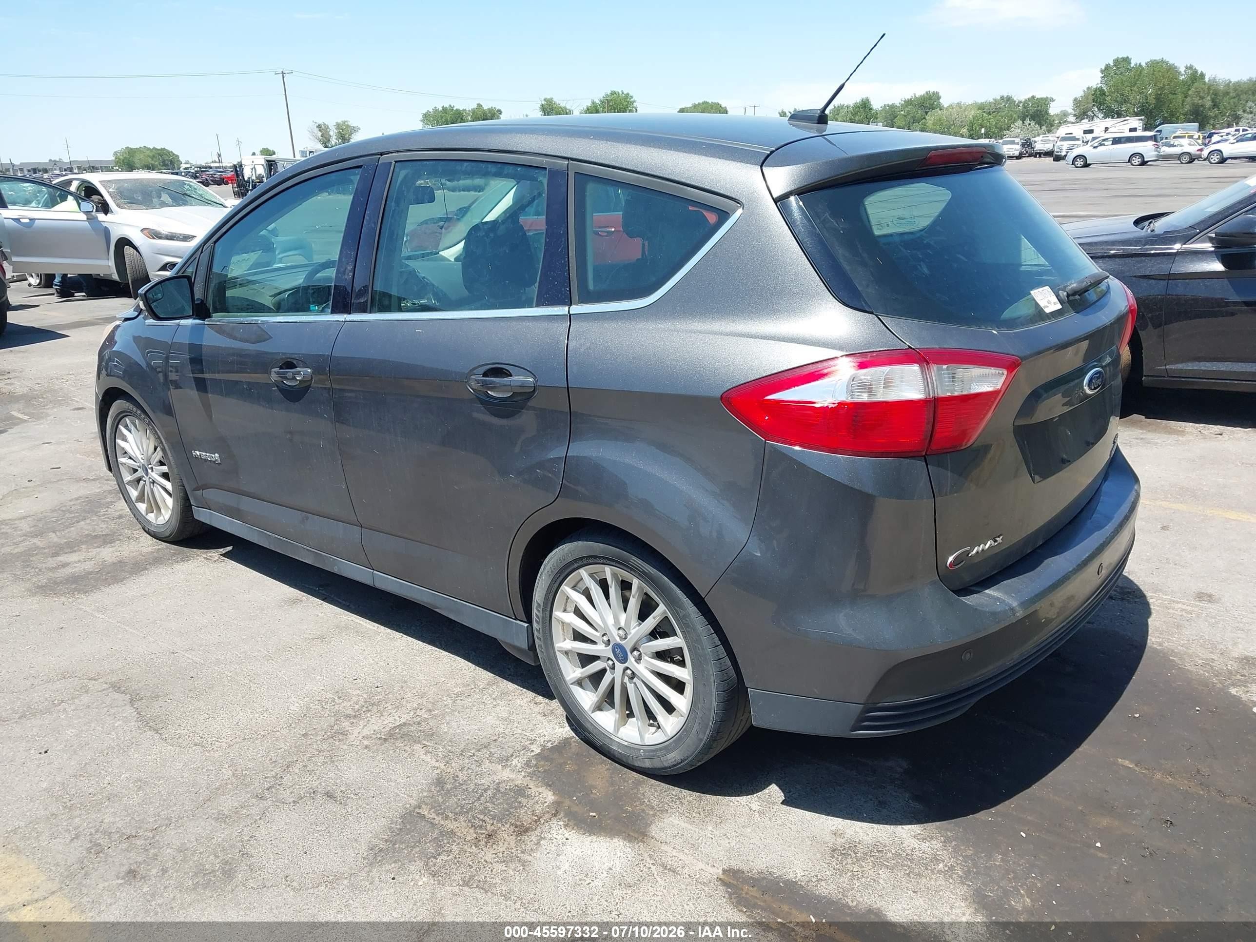 2015 Ford C-max Hybrid Sel Gray vin: 1FADP5BU9FL119981