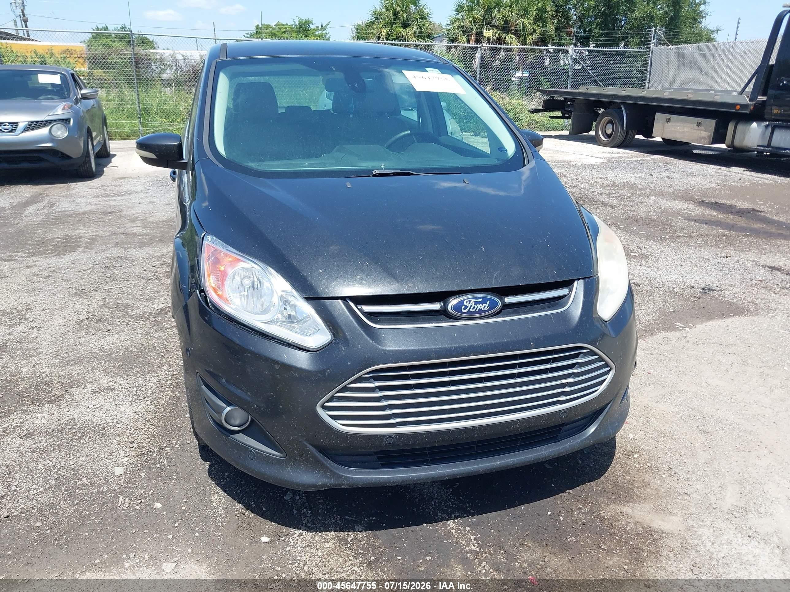 2015 Ford C-max Hybrid Sel Black vin: 1FADP5BU9FL122931