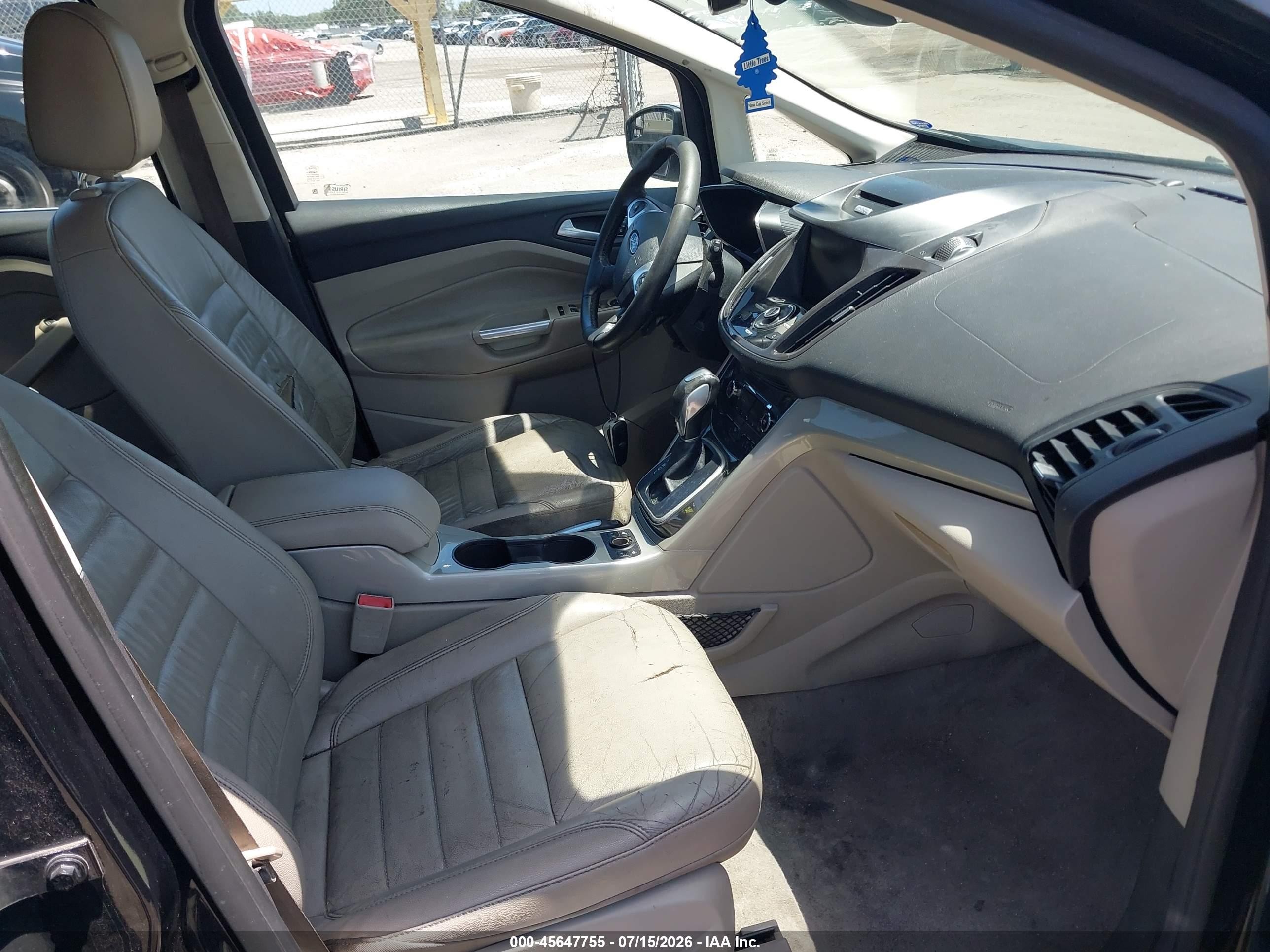 2015 Ford C-max Hybrid Sel Black vin: 1FADP5BU9FL122931