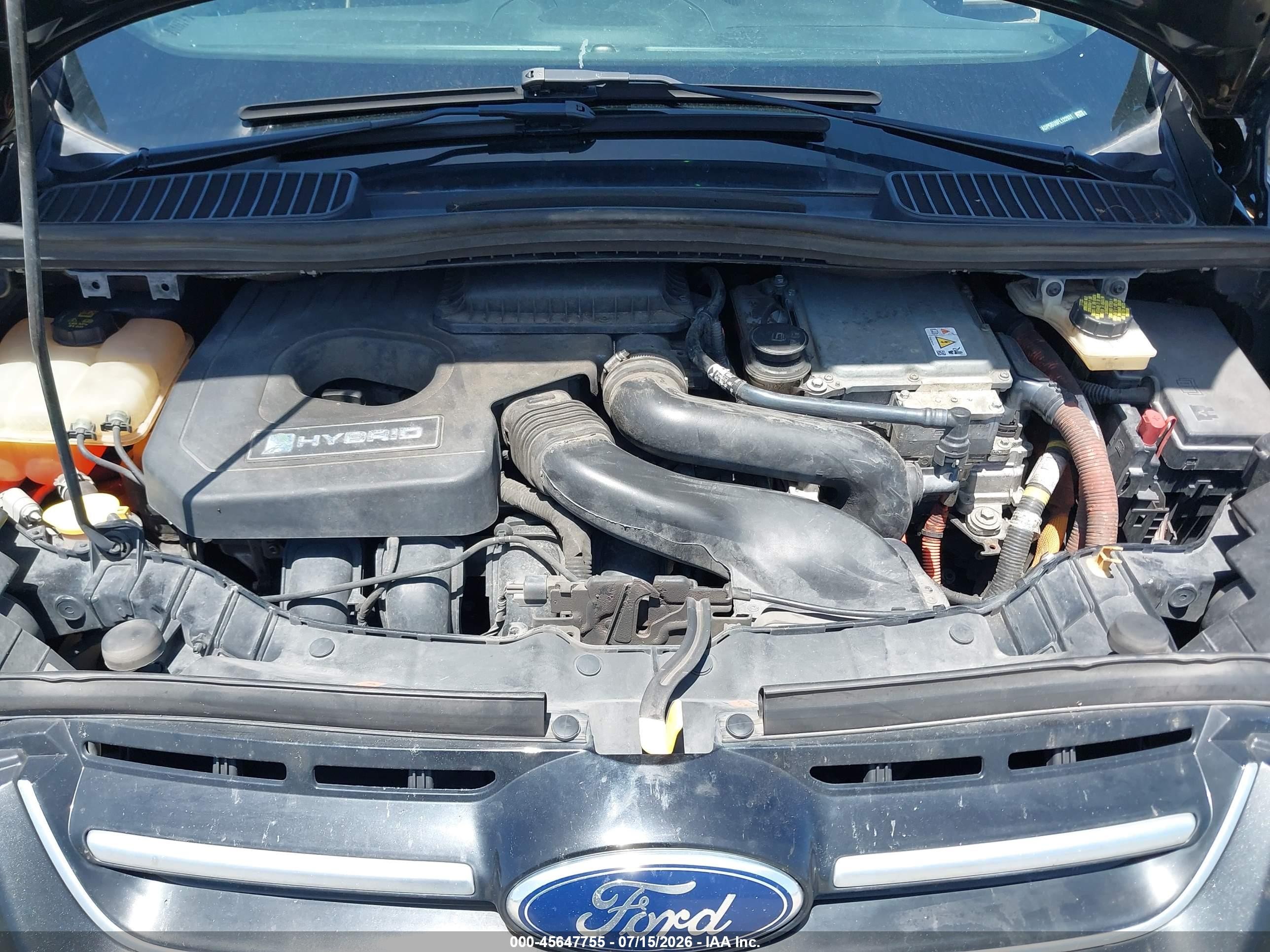 2015 Ford C-max Hybrid Sel Black vin: 1FADP5BU9FL122931