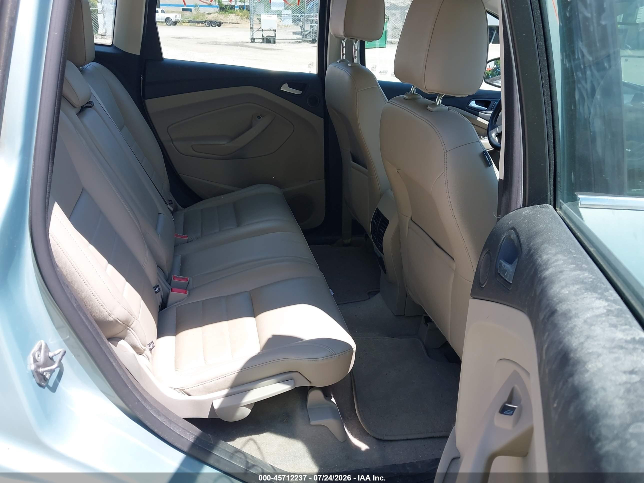 2013 Ford C-max Hybrid Sel Light Blue vin: 1FADP5BUXDL521263