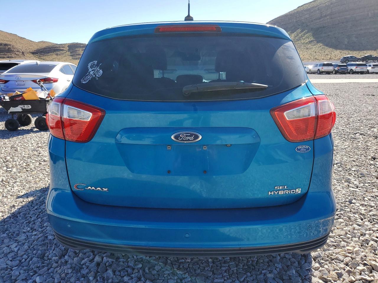 2013 Ford C-max Sel Blue vin: 1FADP5BUXDL526138