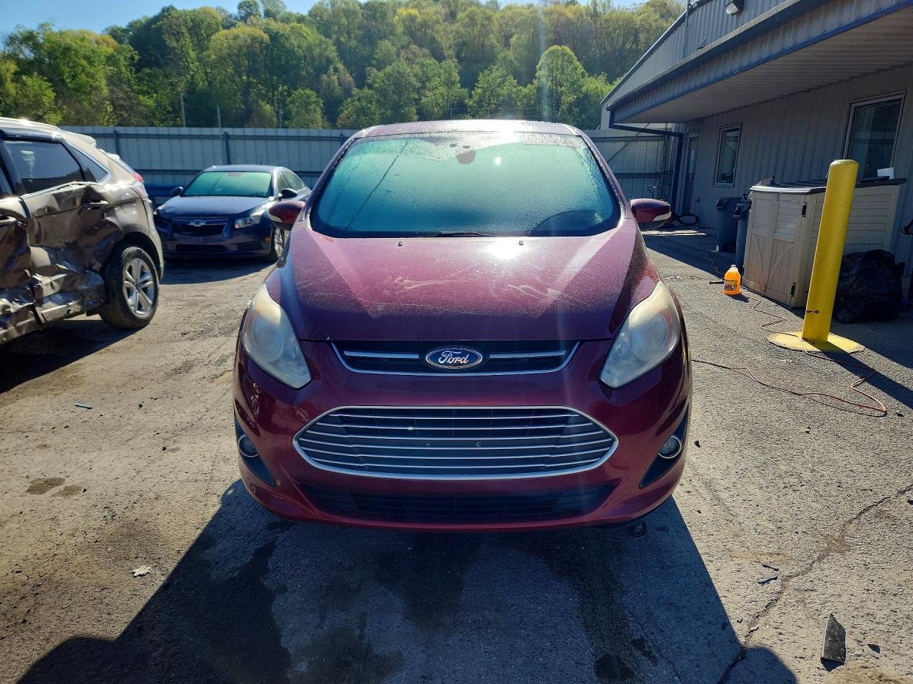 2013 Ford C-max Sel Burgundy vin: 1FADP5BUXDL529279