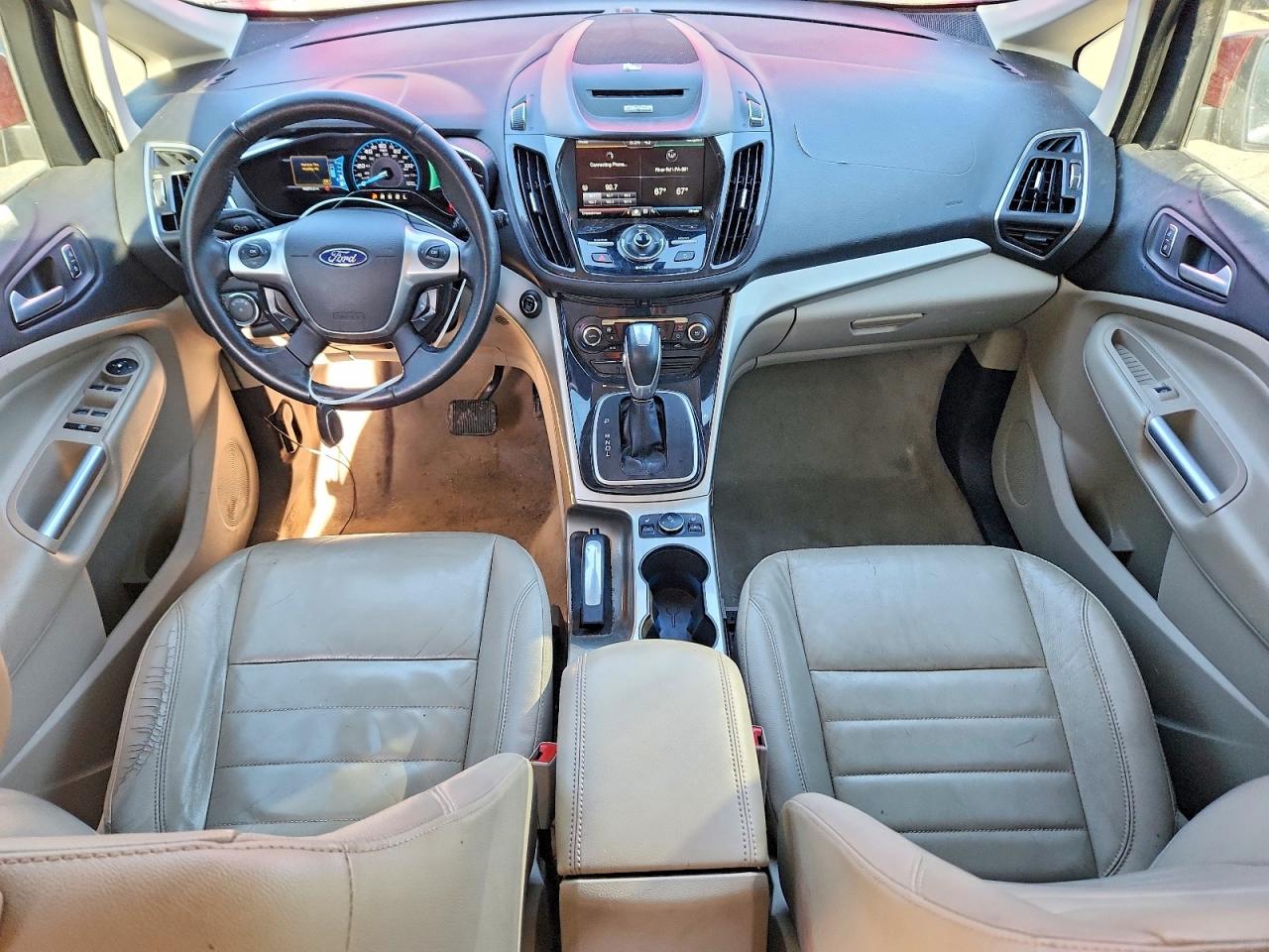 2013 Ford C-max Sel Burgundy vin: 1FADP5BUXDL529279