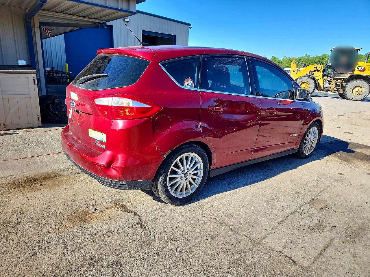 2013 Ford C-max Sel Burgundy vin: 1FADP5BUXDL529279