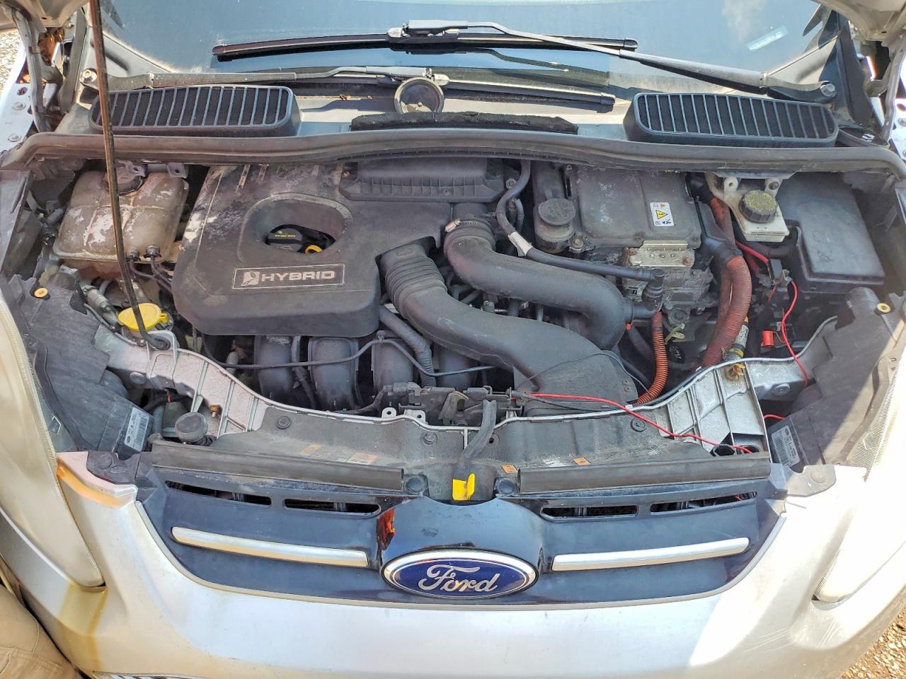 2013 Ford C-max Sel Silver vin: 1FADP5BUXDL536054